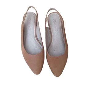 Madewell Margot Slingbacks in Light Brown